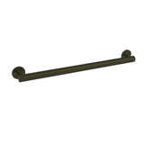 Kartners - 9100K Knurled Series 24-inch Round Grab Bar-Matte Black - Matte Black