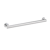 Kartners - 9100K Knurled Series 24-inch Round Grab Bar-Polished Chrome - Polished Chrome