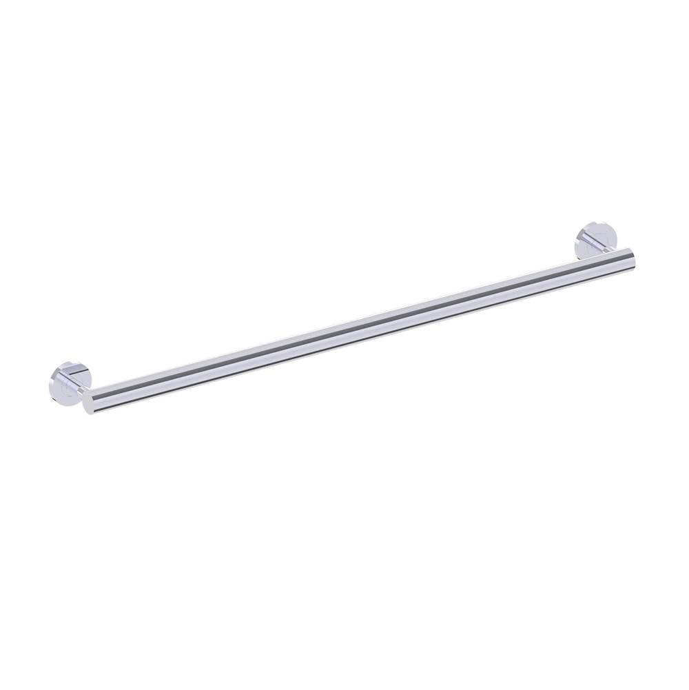 Kartners - 9100 Series 32-inch Round Grab Bar 35mm-Polished Chrome - Polished Chrome