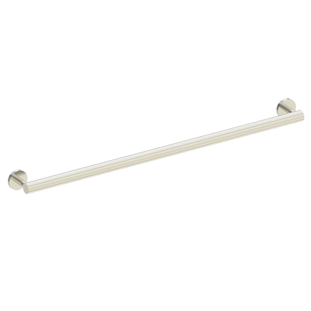 Kartners - 9100 Series 36-inch Round Grab Bar 35mm-Brushed Nickel - Brushed Nickel