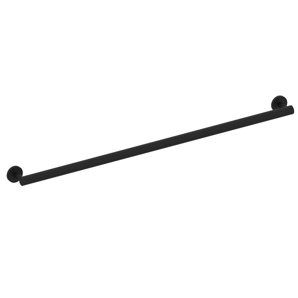 Kartners - 9100 Series 42-inch Round Grab Bar-Matte Black - Matte Black