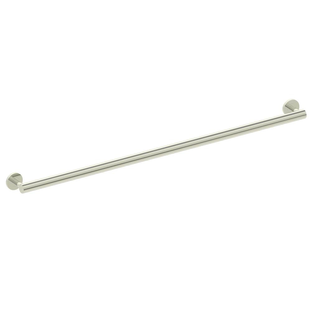 Kartners - 9100 Series 42-inch Round Grab Bar-Polished Nickel - Polished Nickel