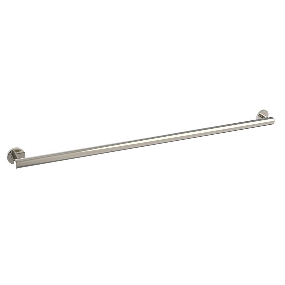 Kartners - 9100K Series 42-inch Round Grab Bar-Polished Nickel - Polished Nickel