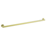 Kartners - 9100K Series 42-inch Round Grab Bar-Brushed Brass - Brushed Brass