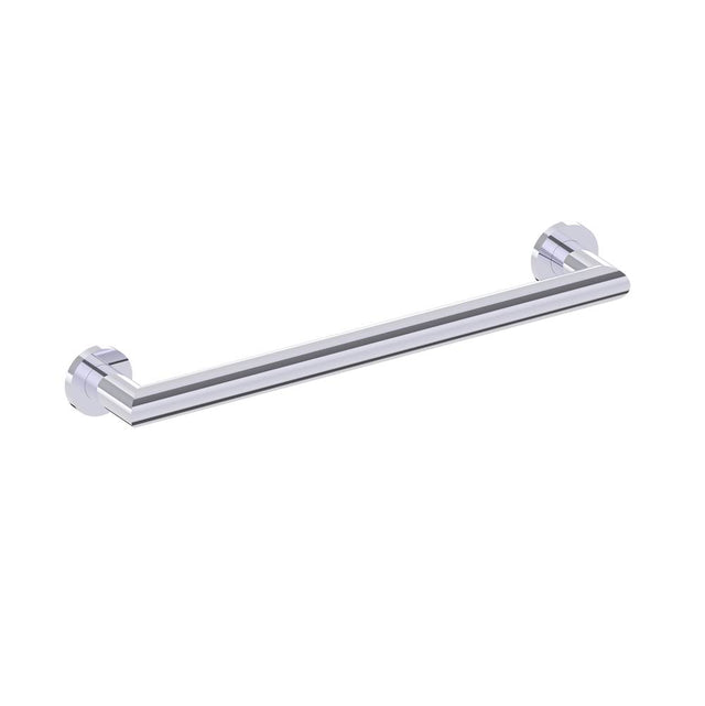 Kartners - 9200 Series 18-inch Round Mitered Grab Bar-Polished Chrome - Polished Chrome
