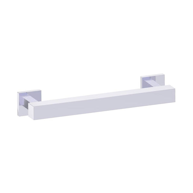 Kartners - 9300 Series 12-inch Square Grab Bar-Polished Chrome - Polished Chrome