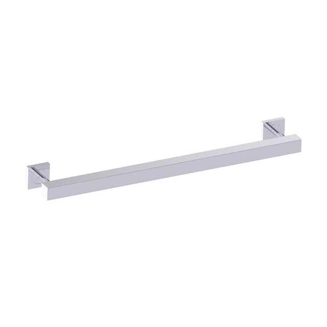 Kartners - 9300 Series 24-inch Square Grab Bar-Polished Chrome - Polished Chrome