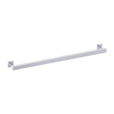 Kartners - 9300 Series 36-inch Square Grab Bar-Polished Chrome - Polished Chrome