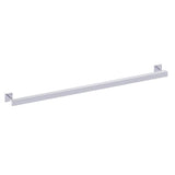 Kartners - 9300 Series 42-inch Square Grab Bar-Polished Chrome - Polished Chrome