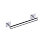 Kartners - 9400 Series 12-inch Round Grab Bar with Square Rosettes 35mm-Prosecco Bronze - Prosecco Bronze