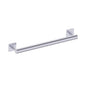 Kartners - 9400 Series 18-inch Round Grab Bar with Square Rosettes- 35mm-Polished Chrome - Polished Chrome