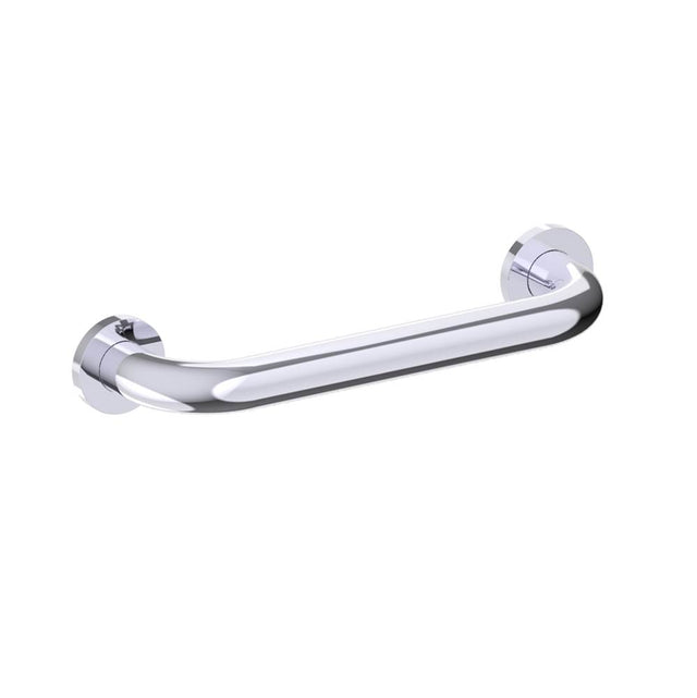 Kartners - 9500 Series 12-inch Round Grab Bar-Polished Chrome - Polished Chrome