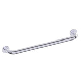 Kartners - 9500 Series 24-inch Round Grab Bar-Polished Chrome - Polished Chrome