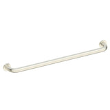 Kartners - 9500 Series 32-inch Round Grab Bar-Brushed Nickel - Brushed Nickel