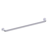 Kartners - 9500 Series 36-inch Round Grab Bar-Polished Chrome - Polished Chrome