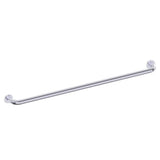 Kartners - 9500 Series 42-inch Round Grab Bar-Polished Chrome - Polished Chrome