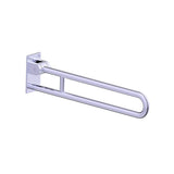 Kartners - BERLIN - Fold Down Grab Bar-Polished Chrome - Polished Chrome
