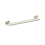 Kartners - 9600 Series 12-inch Mitered Grab Bar with Square Rosettes-Brushed Nickel - Brushed Nickel