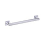 Kartners - 9600 Series 12-inch Mitered Grab Bar with Square Rosettes-Polished Chrome - Polished Chrome