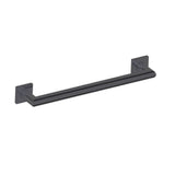 Kartners - 9600 Series 18-inch Mitered Grab Bar with Square Rosettes-Matte Black - Matte Black
