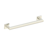 Kartners - 9600 Series 18-inch Mitered Grab Bar with Square Rosettes-Brushed Nickel - Brushed Nickel