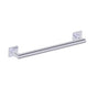 Kartners - 9600 Series 18-inch Mitered Grab Bar with Square Rosettes-Polished Chrome - Polished Chrome