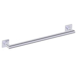 Kartners - 9600 Series 24-inch Mitered Grab Bar with Square Rosettes-Polished Chrome - Polished Chrome