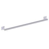 Kartners - 9600 Series 36-inch Mitered Grab Bar with Square Rosettes-Polished Chrome - Polished Chrome