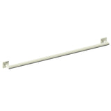 Kartners - 9600 Series 42-inch Mitered Grab Bar with Square Rosettes-Polished Nickel - Polished Nickel