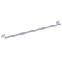 Kartners - 9600 Series 42-inch Mitered Grab Bar with Square Rosettes-Polished Chrome - Polished Chrome