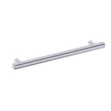 Kartners - 9700 Series Modern 18-inch Round Grab Bar-Polished Chrome - Polished Chrome
