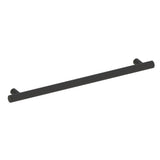Kartners - 9700 Series Modern 24-inch Round Grab Bar-Matte Black - Matte Black