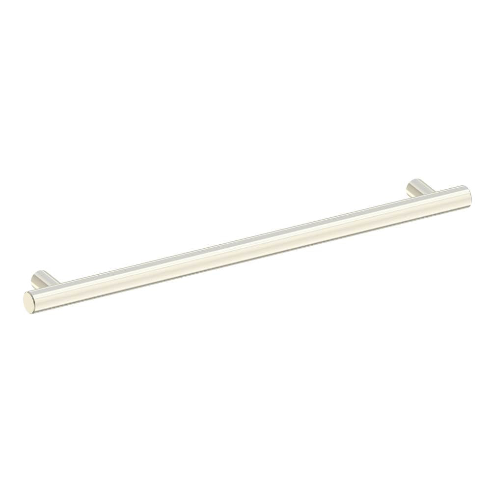 Kartners - 9700 Series Modern 24-inch Round Grab Bar-Brushed Nickel - Brushed Nickel