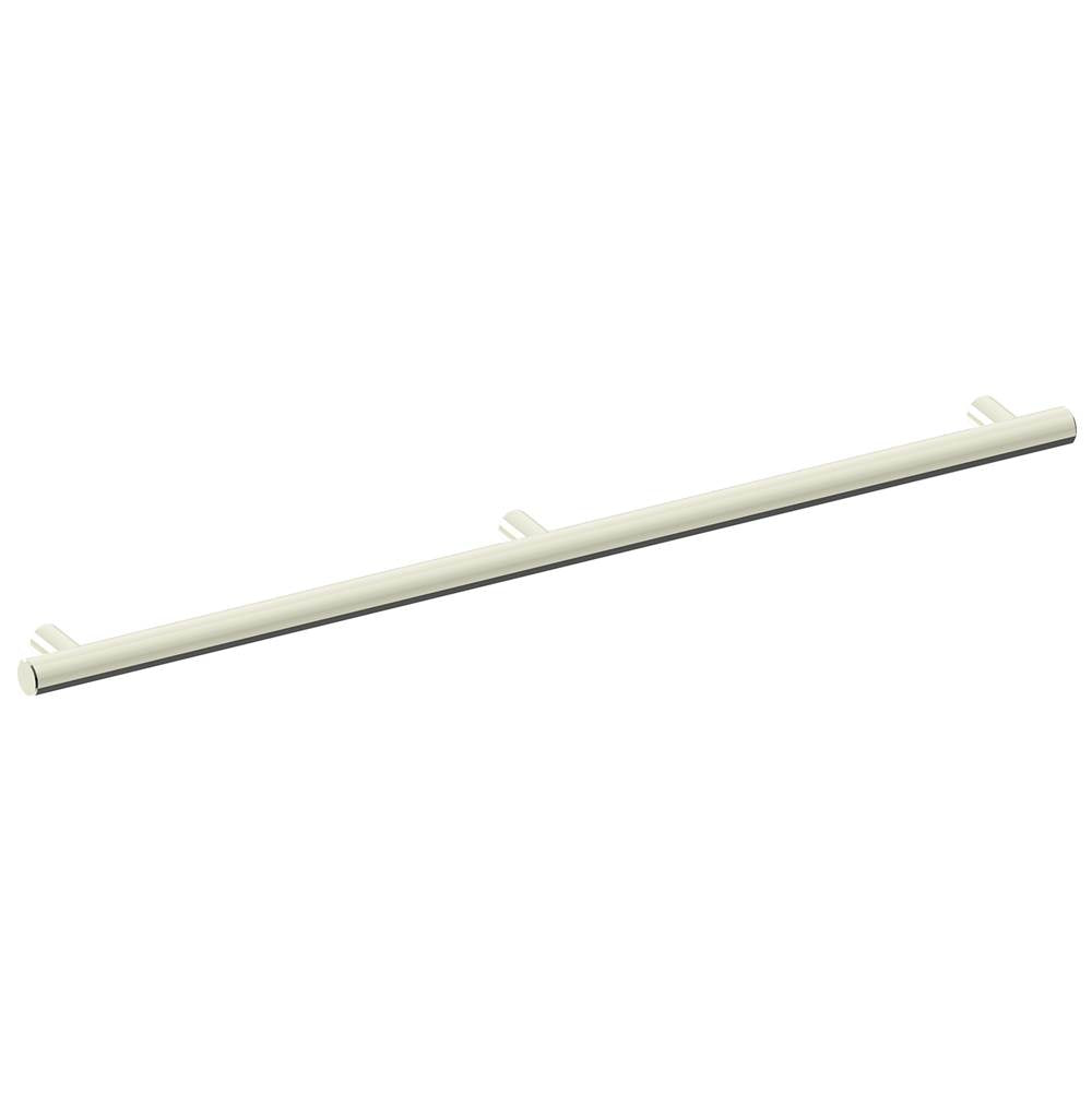 Kartners - 9700 Series Modern 36-inch Round Grab Bar-Polished Nickel - Polished Nickel