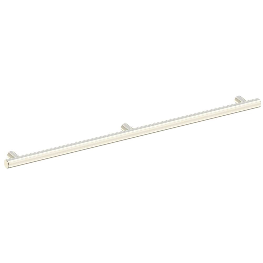 Kartners - 9700 Series Modern 36-inch Round Grab Bar-Brushed Nickel - Brushed Nickel
