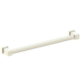 Kartners - 9800 Series  24-inch Round Grab Bar with Square Ends-Brushed Nickel - Brushed Nickel