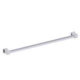 Kartners - 9800 Series  36-inch Round Grab Bar with Square Ends-Polished Chrome - Polished Chrome