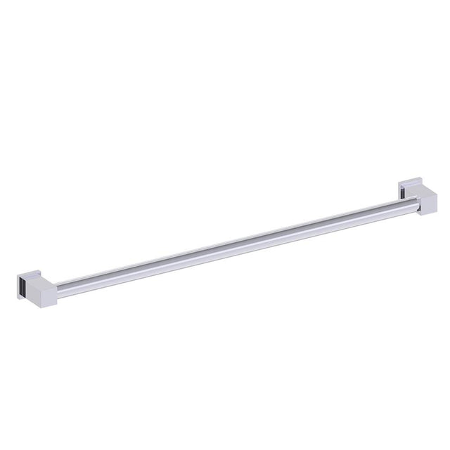 Kartners - 9800 Series  36-inch Round Grab Bar with Square Ends-Polished Chrome - Polished Chrome
