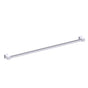 Kartners - 9800 Series  42-inch Round Grab Bar with Square Ends-Polished Chrome - Polished Chrome