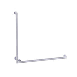 Kartners - CIRCO KNURLED - Angle Grab Bar-Polished Chrome - Polished Chrome