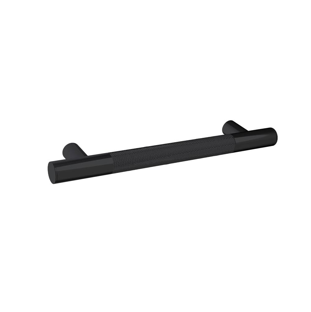 Kartners - 9900 Series Knurled 12-inch Grab Bar-Matte Black - Matte Black