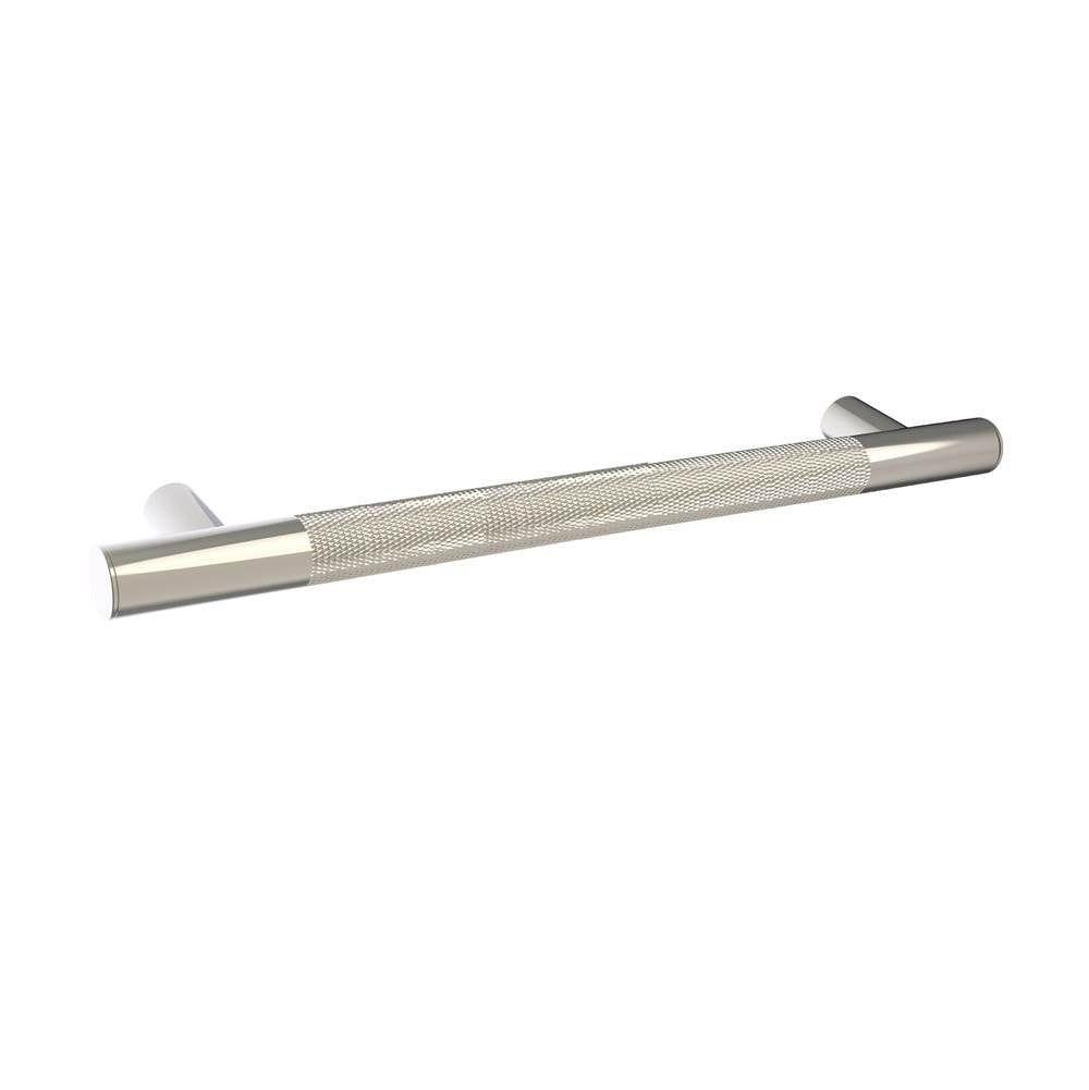 Kartners - 9900 Series Knurled 18-inch Grab Bar-Polished Nickel - Polished Nickel
