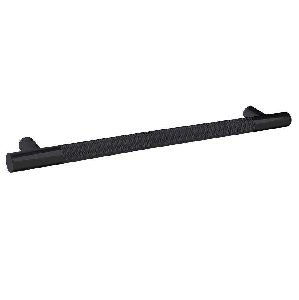 Kartners - 9900 Series Knurled 24-inch Grab Bar-Matte Black - Matte Black
