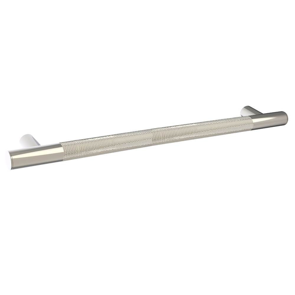 Kartners - 9900 Series Knurled 24-inch Grab Bar-Polished Nickel - Polished Nickel