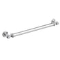 Kartners - Traditional Series 24-inch Round Grab Bar-Polished Chrome - Polished Chrome