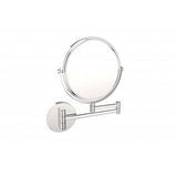 Kartners - Mirror - 8.5-inch Round Wall Mounted Mirror-Polished Nickel - Polished Nickel