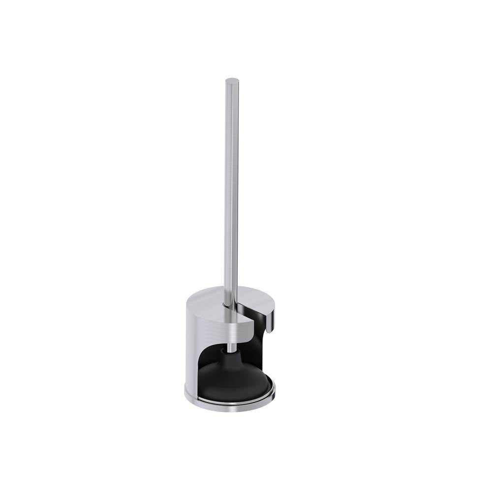 Kartners - Free Standing - Decorated Round Plunger-Satin Finish - Satin Finish