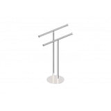 Kartners - Free Standing - Round Toilet Paper Holder-Antique Black - Antique Black