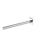Kartners - Shower Rods - 5 Feet (60-inch) Straight Shower Rod with Square Ends-Polished Chrome - Polished Chrome