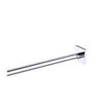 Kartners - Shower Rods -  5 Feet (60-inch) Square Shower Rod with Square Ends -Satin Finish - Satin Finish